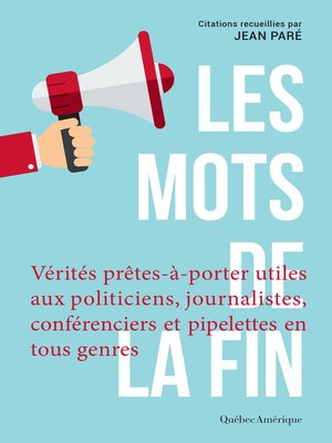 cover image of Les Mots de la fin